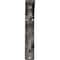 Ekena Millwork Avery Wrought Iron Bracket, (Single center brace), Antiqued Warm Silver 1 1/2"W x 5 1/2"D x 8"H BKTM01X05X08SAVAWS - alternate 4